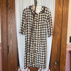 Vintage button down belted dress Patty Petite brand